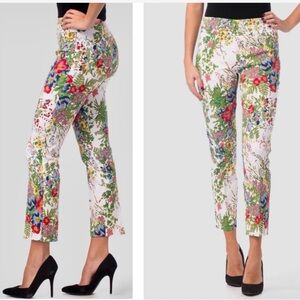 Joseph Ribkoff Multicolor Floral Ankle Pants 12